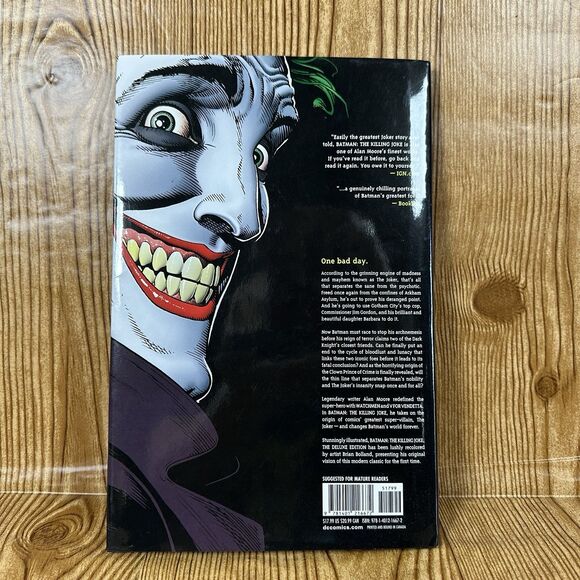 DC Comics Batman Hardcover Comic Book The Killing Joke The Deluxe Edition - Picture 2 of 6